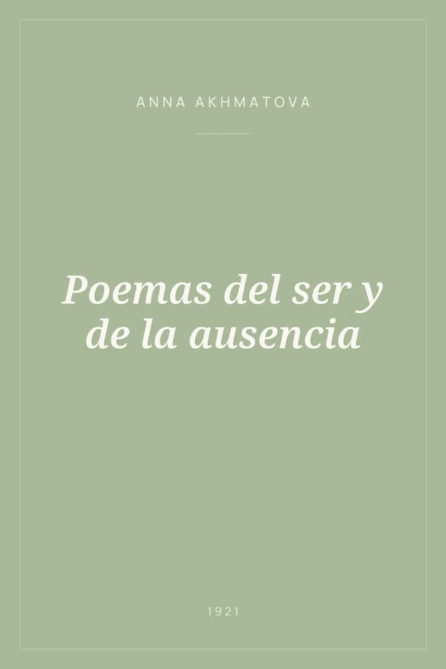 Portada de Poemas del ser y de la ausencia