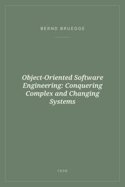 Portada de Object-Oriented Software Engineering: Conquering Complex and Changing Systems