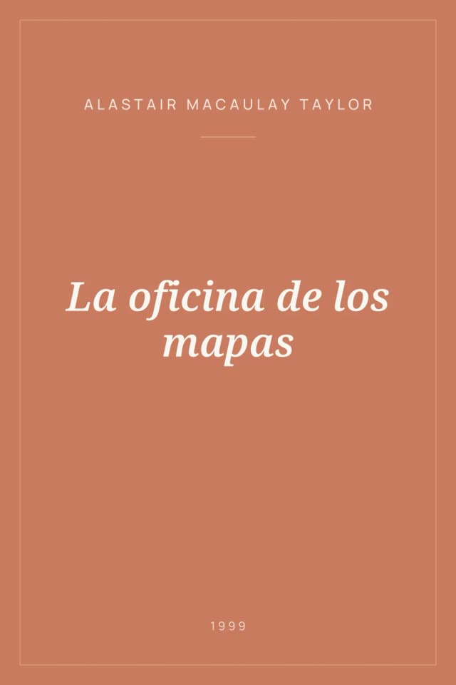 Portada de La oficina de los mapas