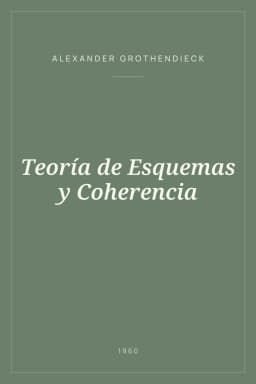 Portada de Teoría de Esquemas y Coherencia