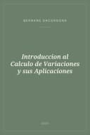 Portada de Introduccion al Calculo de Variaciones y sus Aplicaciones