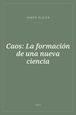 Portada de Caos: La formación de una nueva ciencia