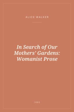 Portada de In Search of Our Mothers' Gardens: Womanist Prose