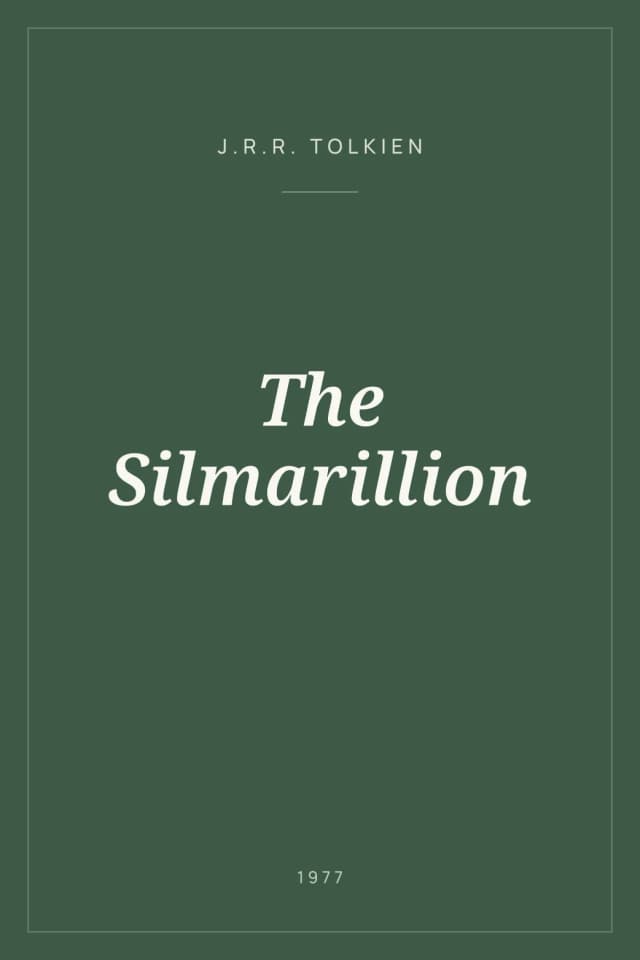 Portada de The Silmarillion