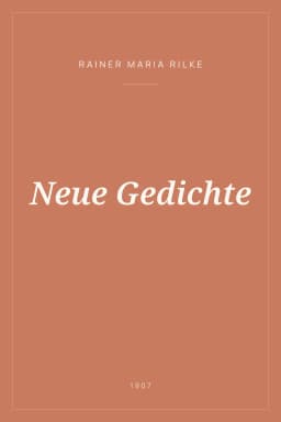 Portada de Neue Gedichte