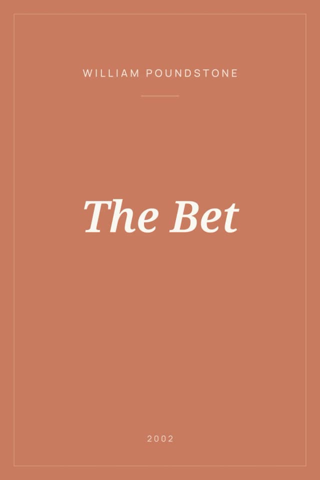 Portada de The Bet