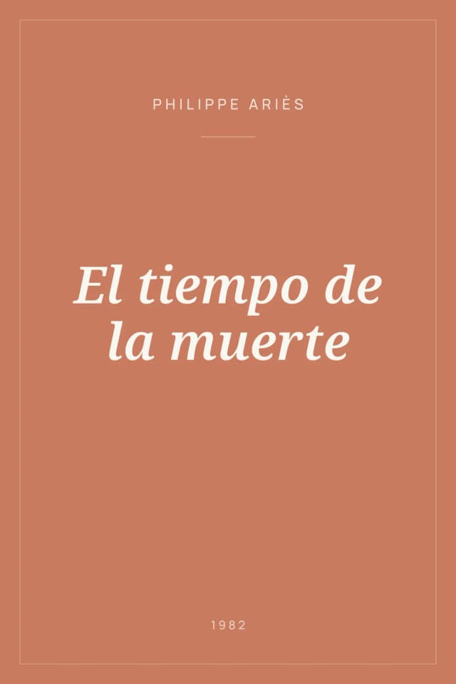 Portada de El tiempo de la muerte