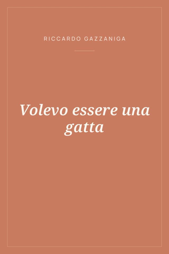 Portada de Volevo essere una gatta
