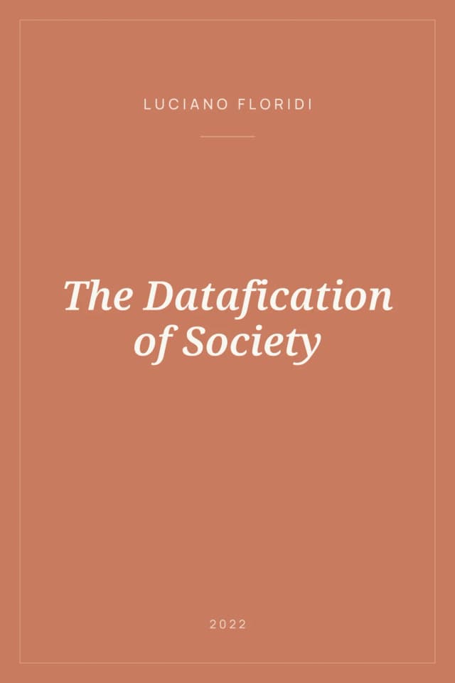 Portada de The Datafication of Society
