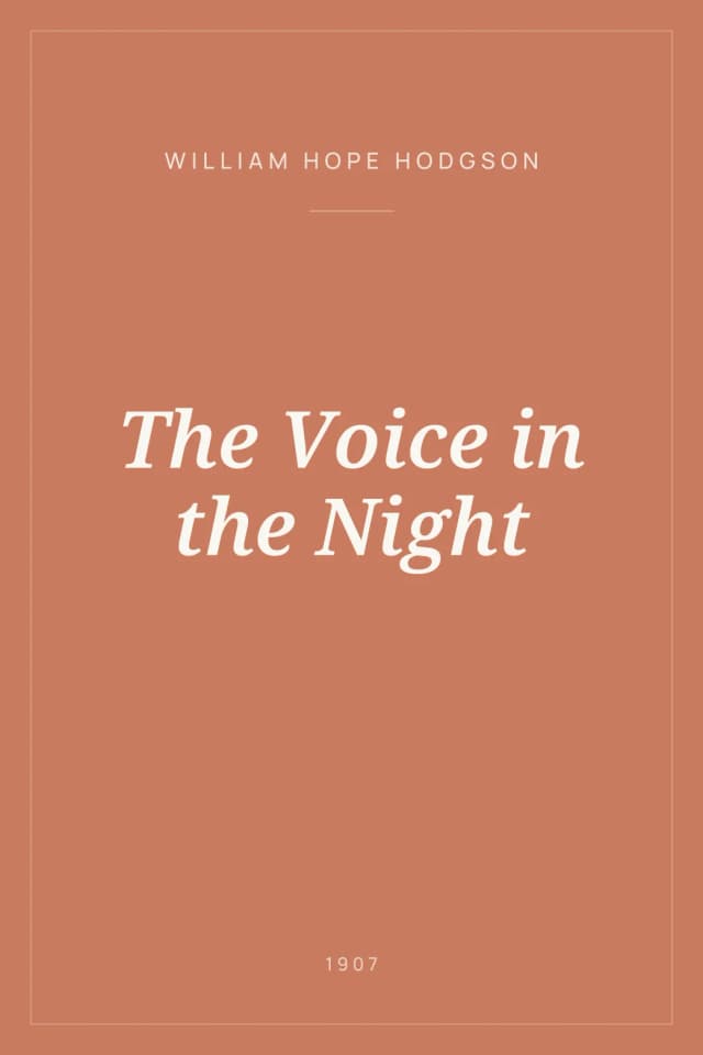 Portada de The Voice in the Night