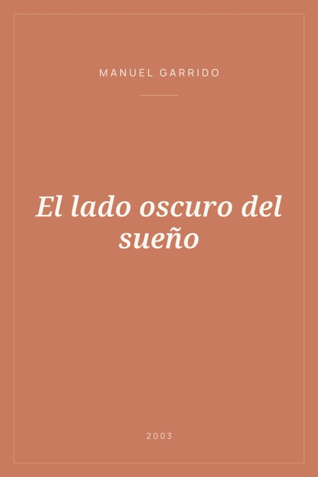 Portada de El lado oscuro del sueño