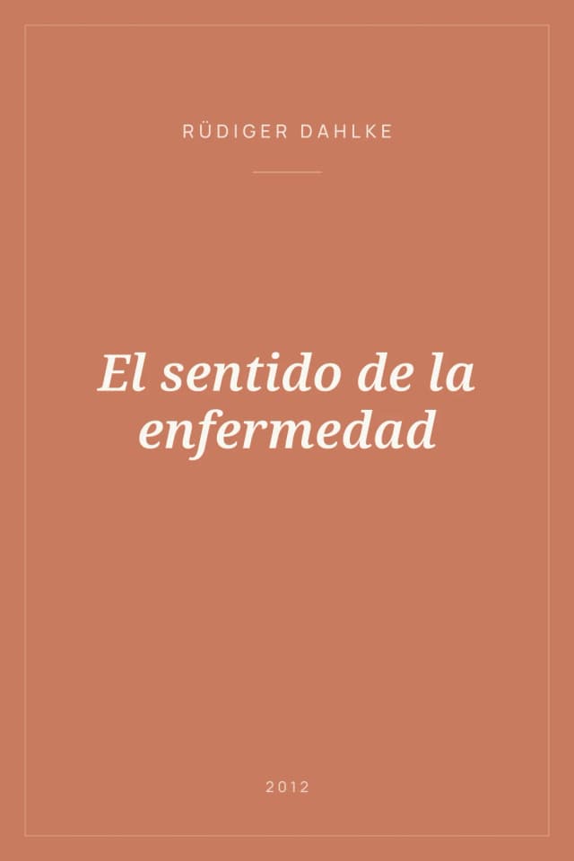 Portada de El sentido de la enfermedad