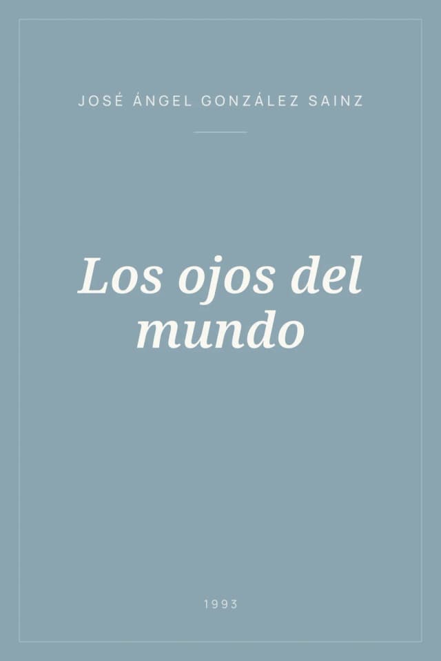 Portada de Los ojos del mundo