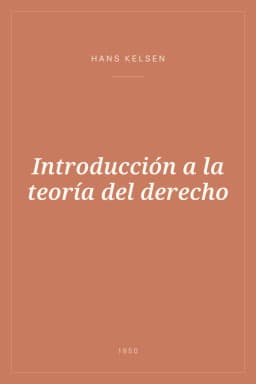 Portada de Introducción a la teoría del derecho