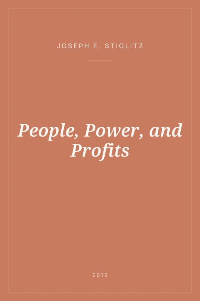 Portada de People, Power, and Profits