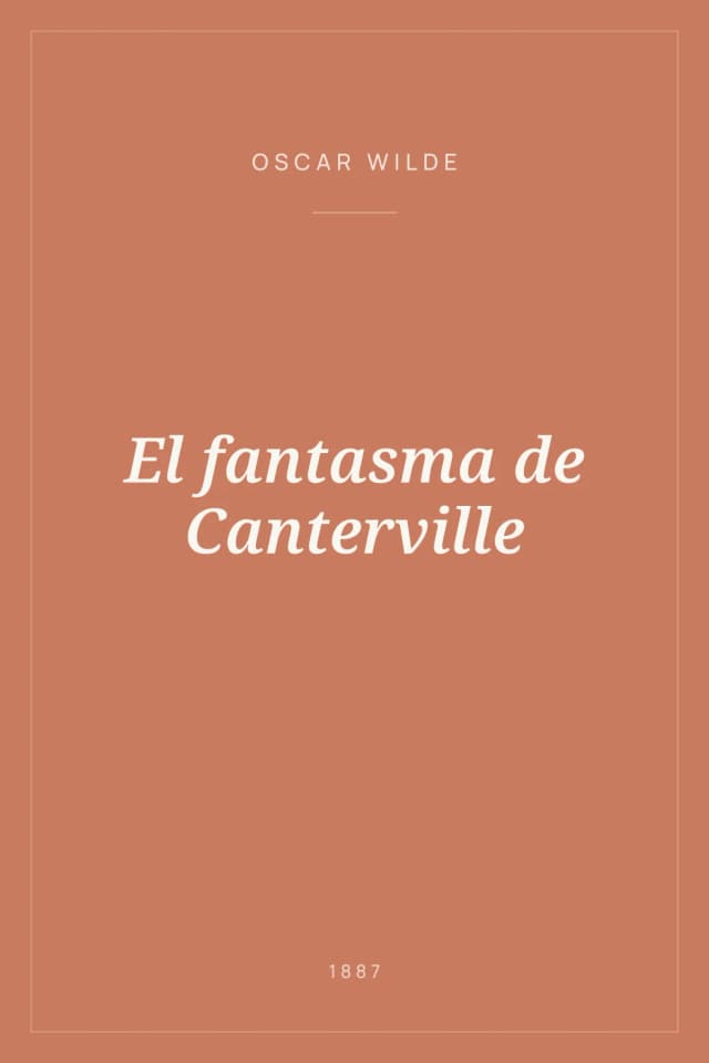 Portada de El fantasma de Canterville