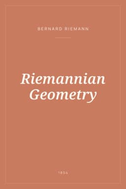 Portada de Riemannian Geometry