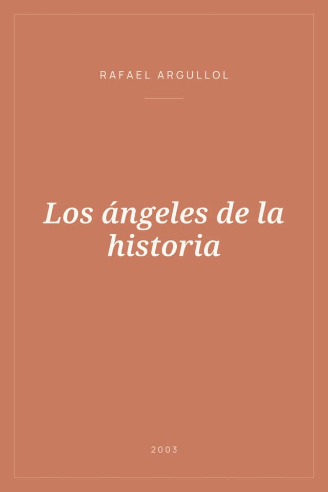Portada de Los ángeles de la historia