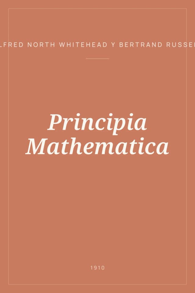 Portada de Principia Mathematica