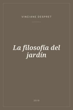 Portada de La filosofía del jardín