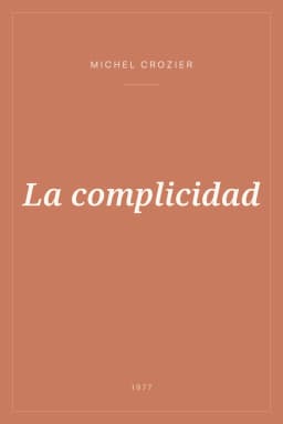 Portada de La complicidad