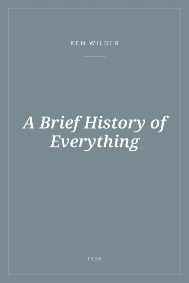 Portada de A Brief History of Everything