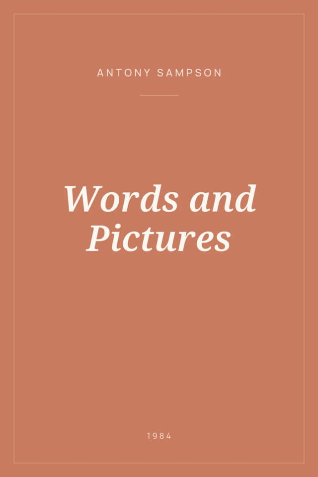Portada de Words and Pictures