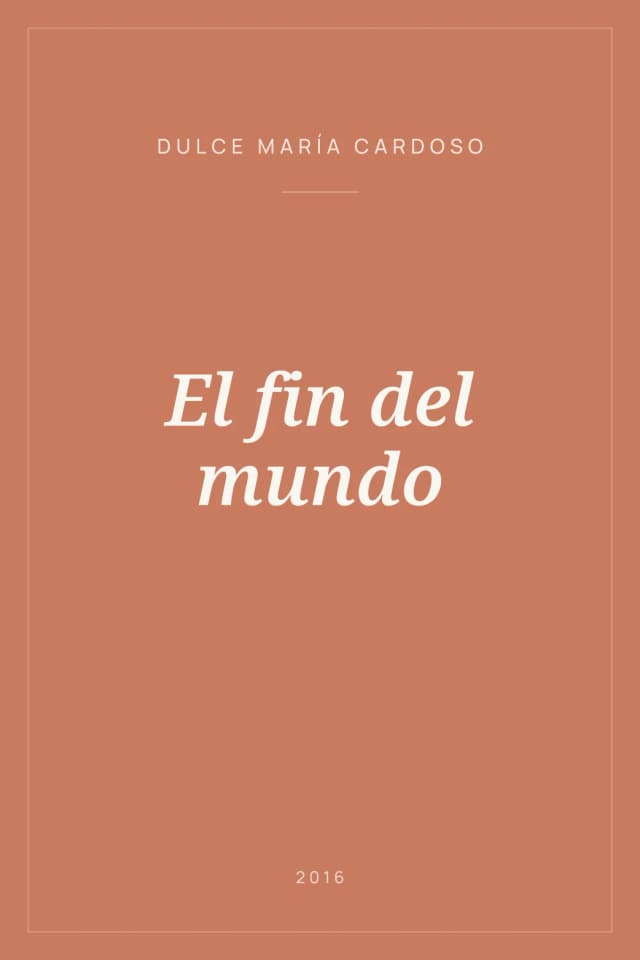 Portada de El fin del mundo