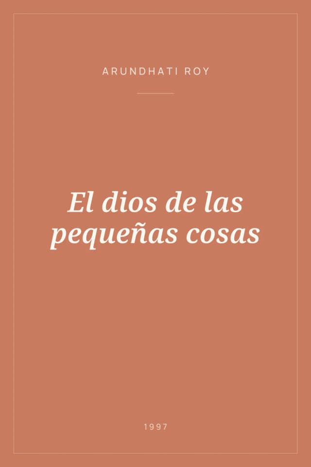 Portada de El dios de las pequeñas cosas