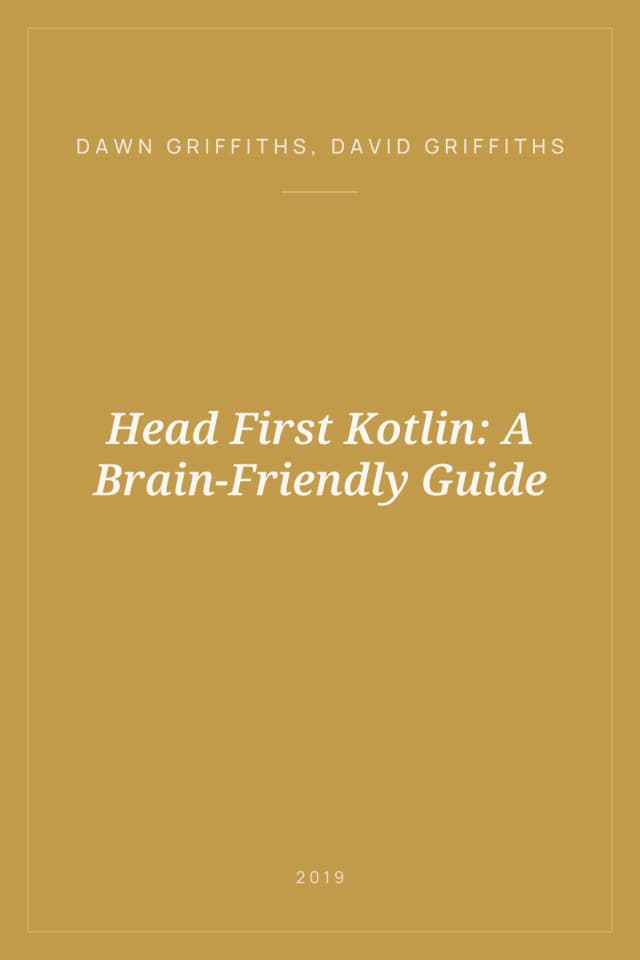 Portada de Head First Kotlin: A Brain-Friendly Guide