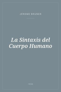Portada de La Sintaxis del Cuerpo Humano