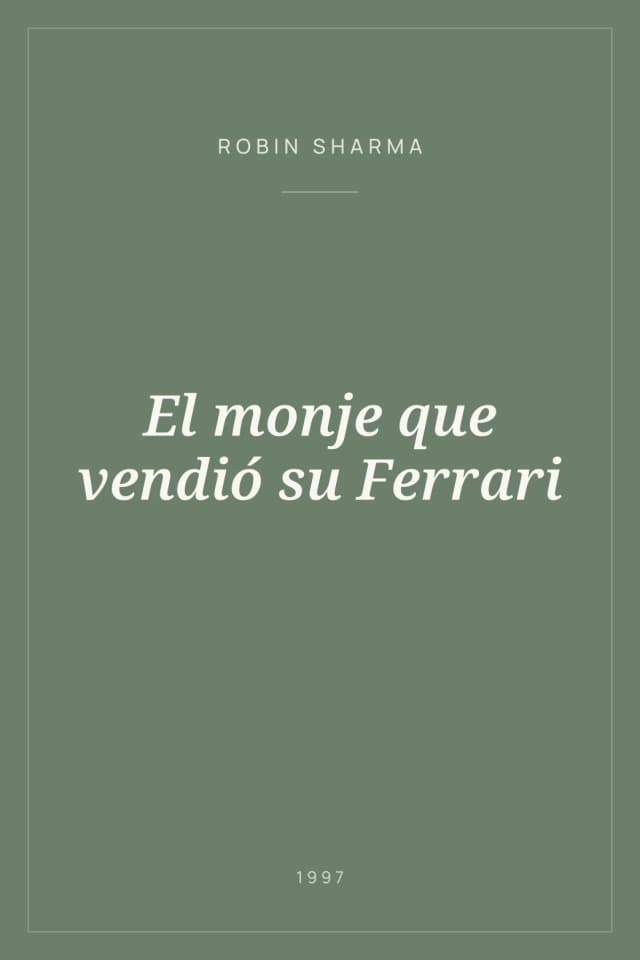 Portada de El monje que vendió su Ferrari
