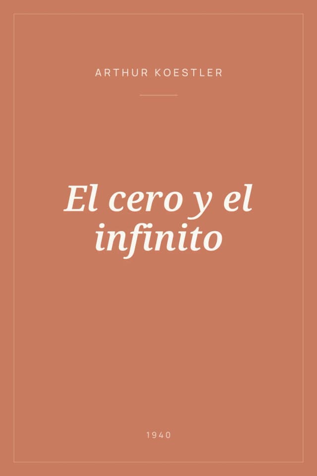 Portada de El cero y el infinito