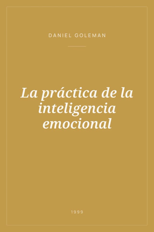 Portada de La práctica de la inteligencia emocional