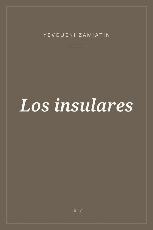 Portada de Los insulares