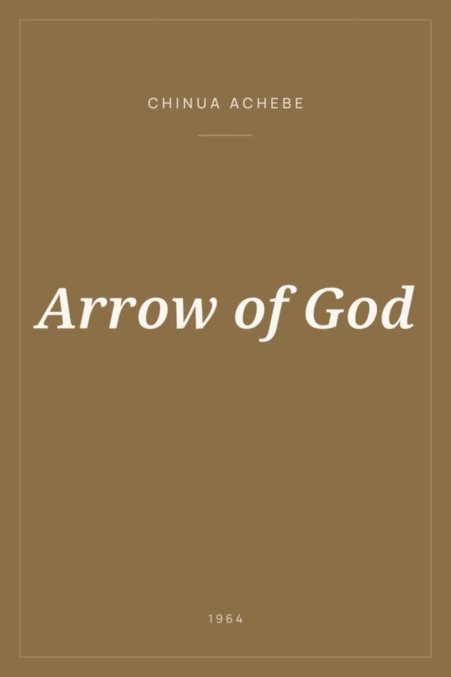 Portada de Arrow of God