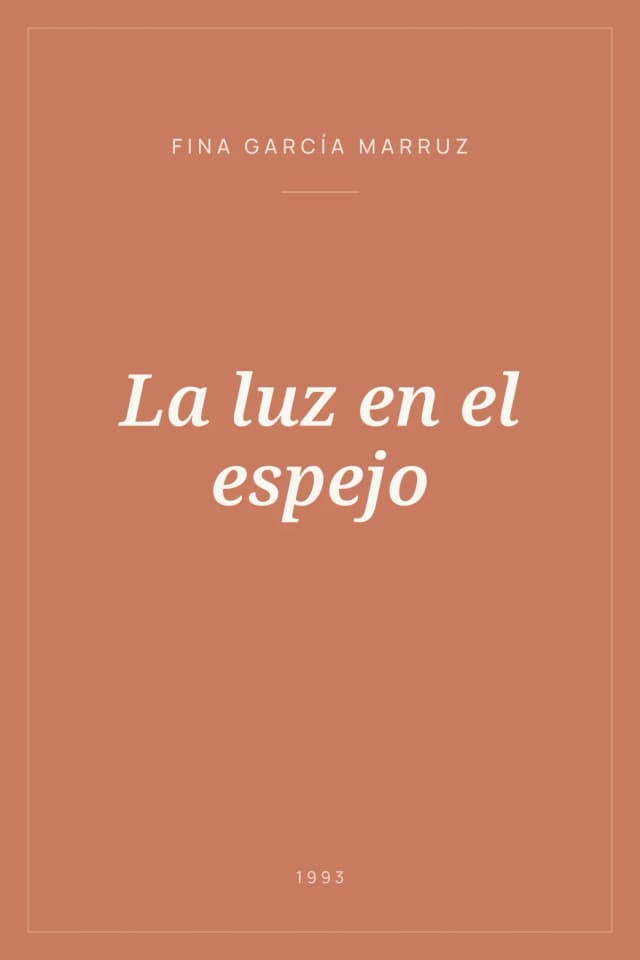 Portada de La luz en el espejo