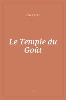 Portada de Le Temple du Goût