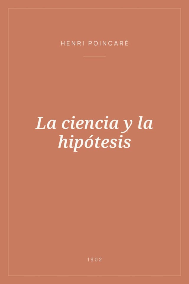 Portada de La ciencia y la hipótesis
