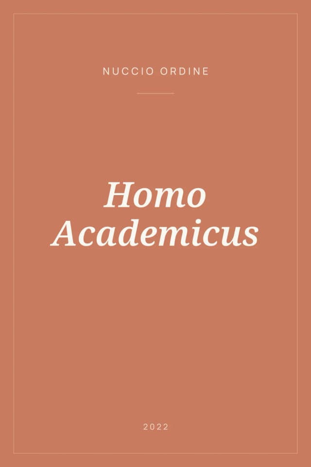 Portada de Homo Academicus