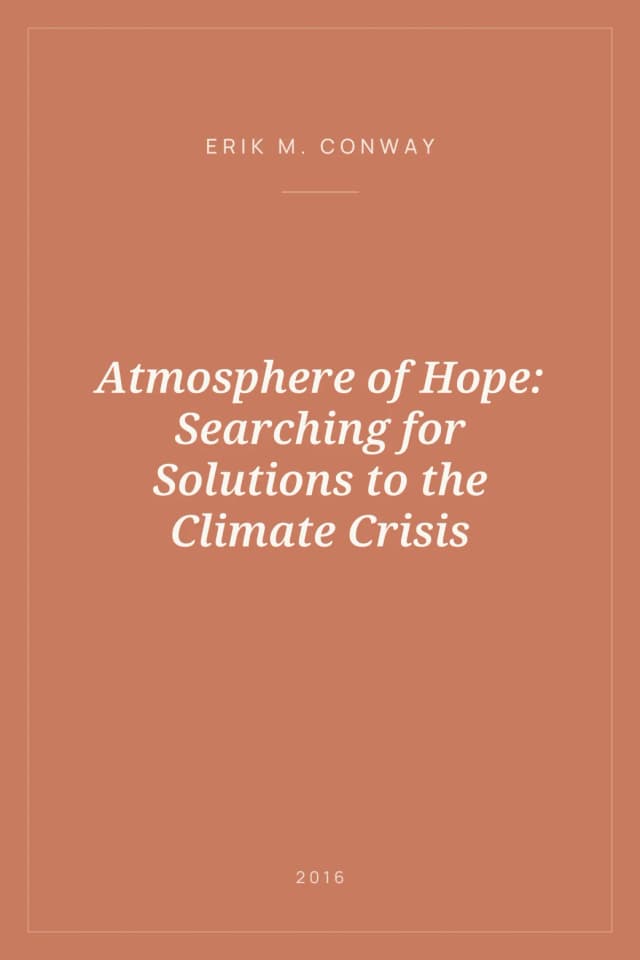 Portada de Atmosphere of Hope: Searching for Solutions to the Climate Crisis