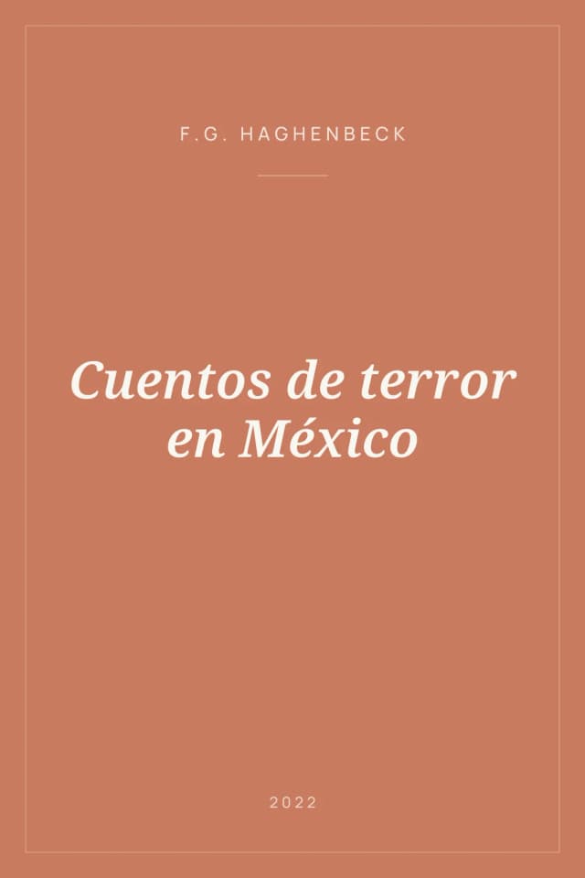 Portada de Cuentos de terror en México