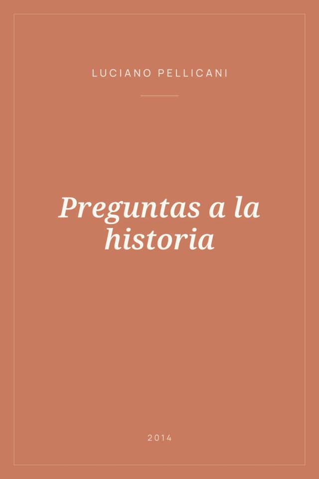 Portada de Preguntas a la historia
