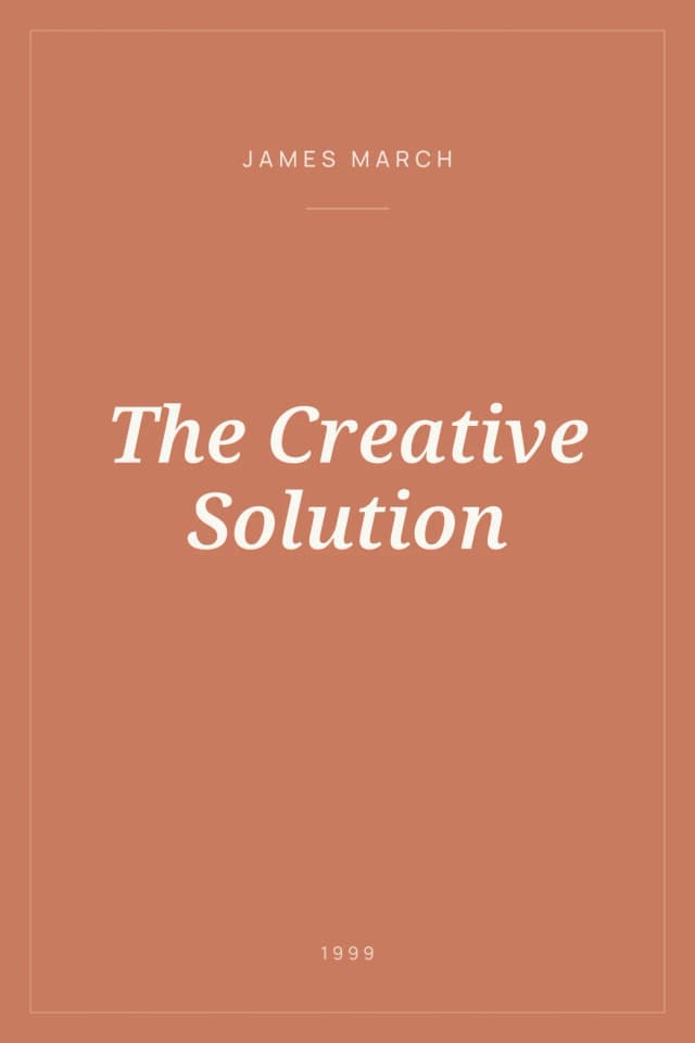 Portada de The Creative Solution