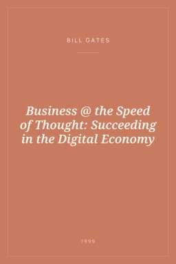 Portada de Business @ the Speed of Thought: Succeeding in the Digital Economy