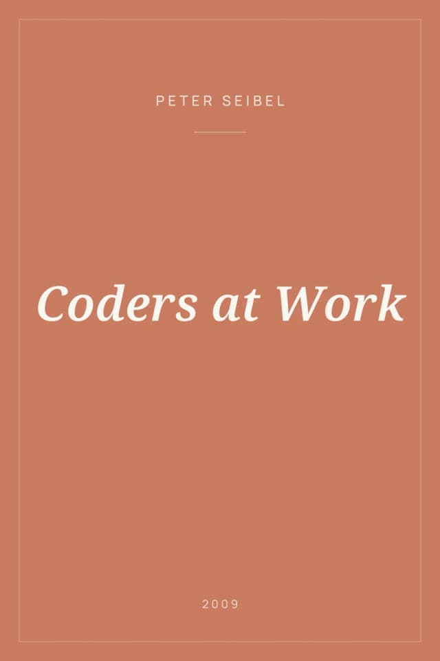 Portada de Coders at Work