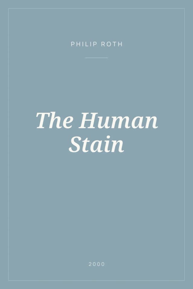 Portada de The Human Stain