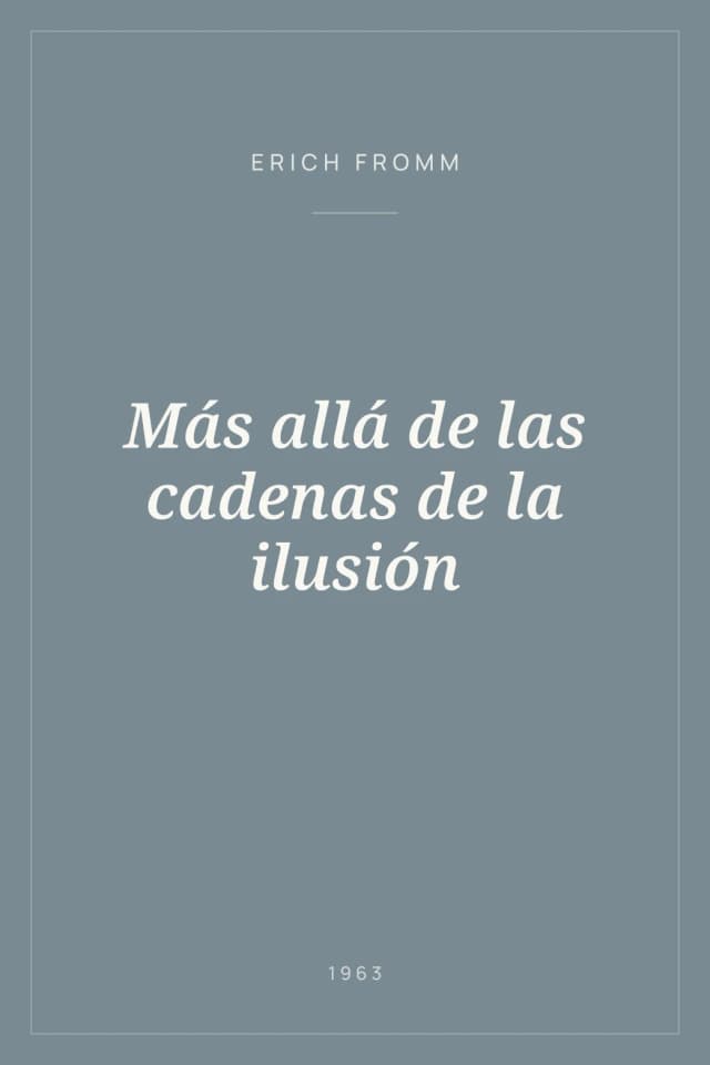 Portada de Más allá de las cadenas de la ilusión