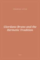 Portada de Giordano Bruno and the Hermetic Tradition