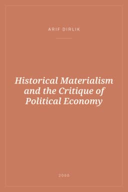 Portada de Historical Materialism and the Critique of Political Economy